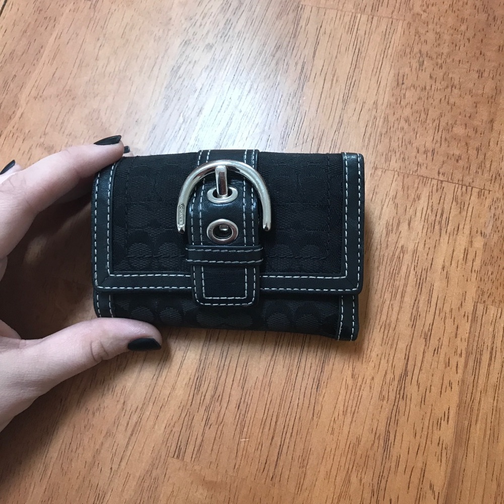 Black Coach wallet